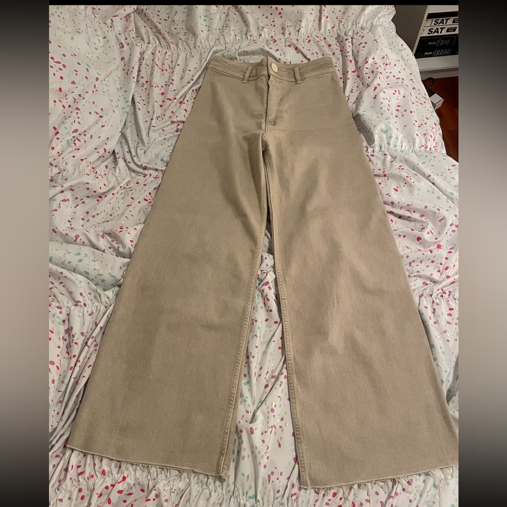 COPY - ZARA MARINE STRAIGHT JEANS SIZE FOUR ONLY WORN ONCE